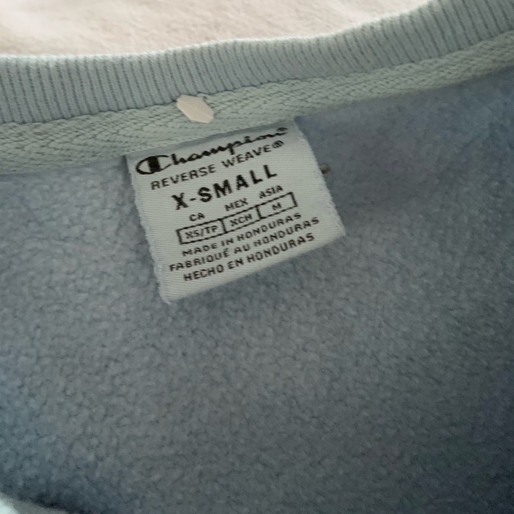Champion sweatshirt blue ombré crew neck